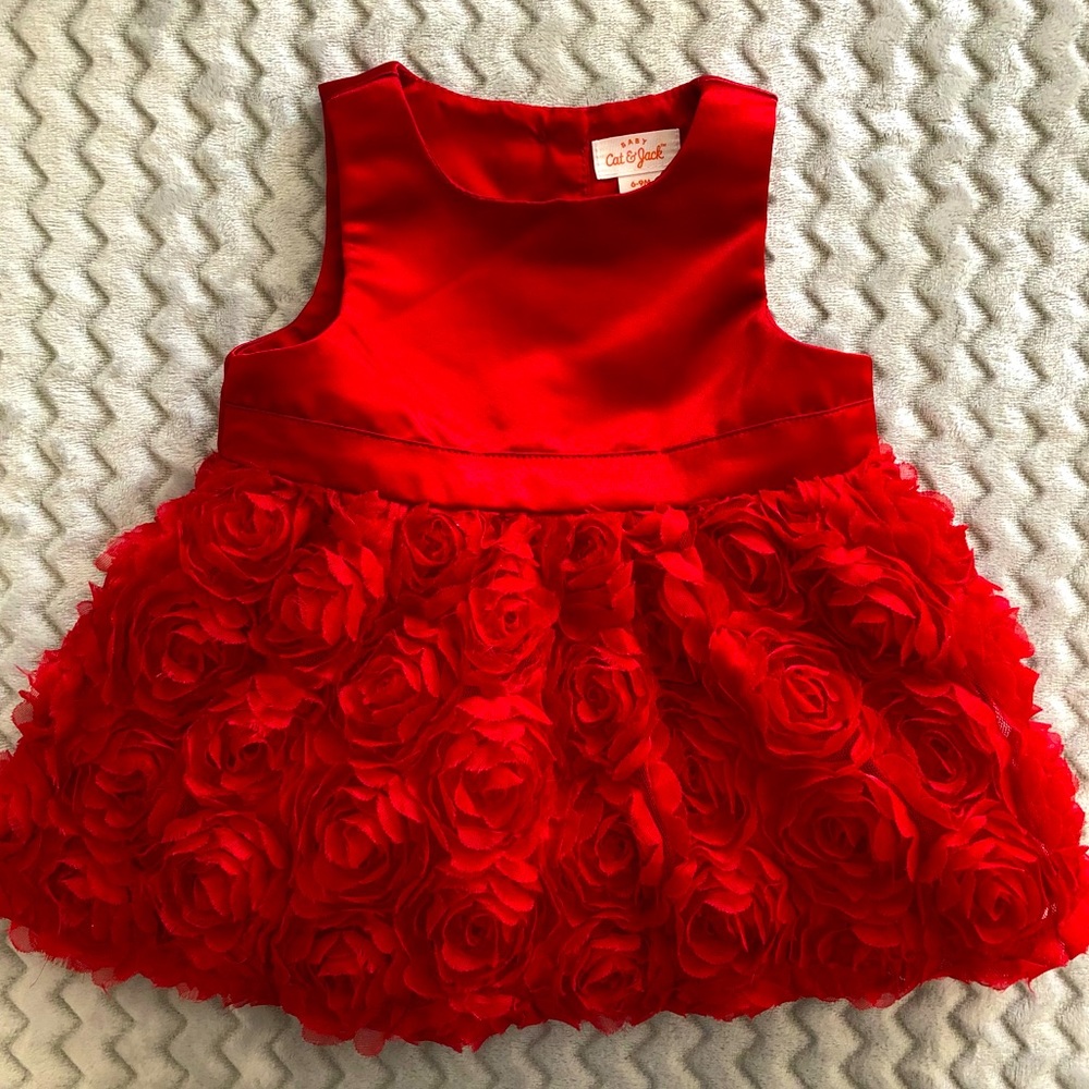 Cat & Jack Rose Dress Size 6-9M